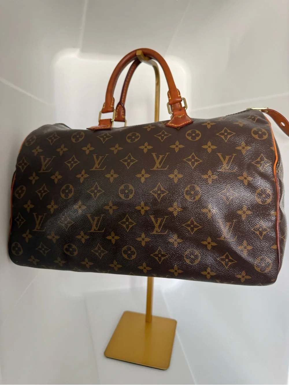 Louis Vuitton Monogram Speedy 30 Hand Bag SD1179 Auth Used